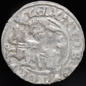 Alexander Jagiellonian, Vilnius half-penny - Gothic - 6 feathers - very rare