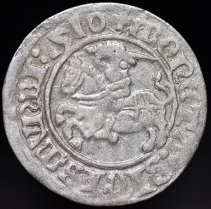 Sigismund I the Old, Half-penny 1510, Vilnius - large zero, four dots