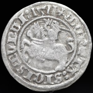 Sigismund I the Old, Half-penny 1511, Vilnius - colon - punch - rare