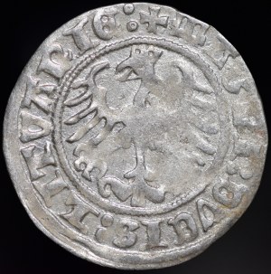 Sigismund I the Old, Half-penny 1512, Vilnius - diagonal colon, colon