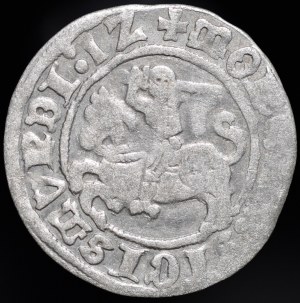 Sigismund I the Old, Half-penny 1512, Vilnius - diagonal colon, triplet - very rare