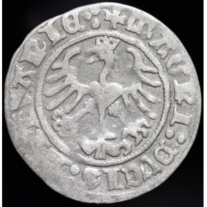Zygmunt I Stary, Półgrosz 1512, Wilno - ukośny dwukropek, trzykropek - b. rzadki