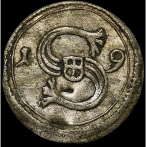 Zygmunt III Waza, Denar 1619, Kraków - b. rzadki