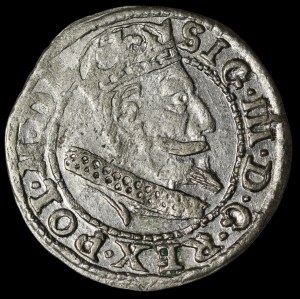 Sigismund III Vasa, 1607 penny, Cracow, Poland.