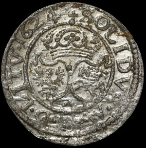 Sigismund III Vasa, Shelrogue 1624, Vilnius - full date 1624 on reverse side