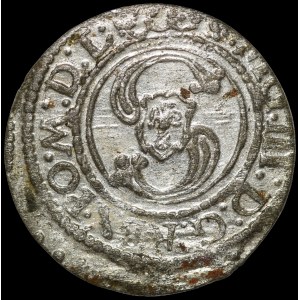 Zygmunt III Waza, Szeląg 1624, Wilno - pełna data 1624 na rewersie