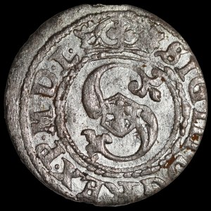 Sigismund III Vasa, Shelly 1620, Riga - liscus to the right - ZO, RIGE