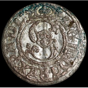 Zygmunt III Waza, Szeląg 1620, Ryga - liszka w lewo - ZO, RIGE