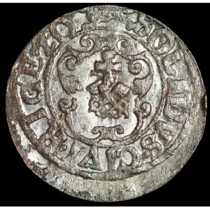 Zygmunt III Waza, Szeląg 1620, Ryga - liszka w lewo - ZO, RIGE