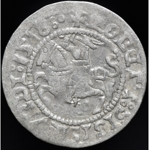 Zygmunt I Stary, Półgrosz 1518, Wilno - trzykropek, kropka - b. rzadki