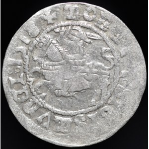 Zygmunt I Stary, Półgrosz 1518, Wilno - Pierścień, lustrzane D - b. rzadki