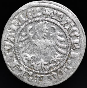 Sigismund I the Old, Half-penny 1518, Vilnius - date punctuation - rare