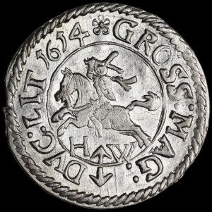 Sigismund III Vasa, 1614 penny, Vilnius - rare and exquisite