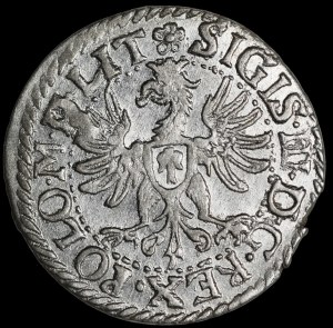 Sigismund III Vasa, 1614 penny, Vilnius - rare and exquisite