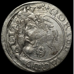 Zygmunt III Waza, Grosz 1627, Wilno - błąd GORISS - rzadki