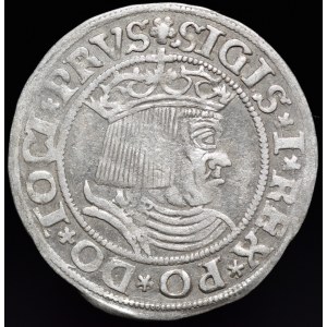Zygmunt I Stary, Grosz 1530, Toruń - z lewej - rzadszy