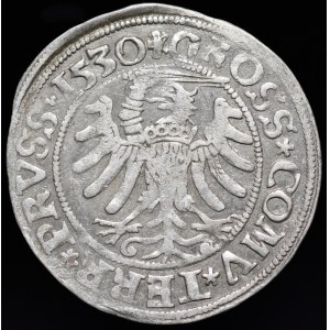 Zygmunt I Stary, Grosz 1530, Toruń - z lewej - rzadszy