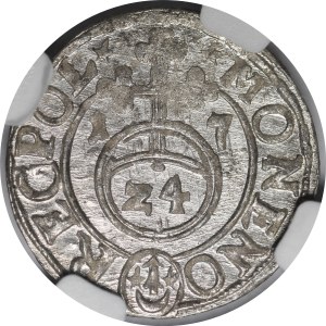 Sigismund III Vasa, Half-track 1617, Bydgoszcz - Saxon in oval, PMD - beautiful