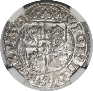 Sigismund III Vasa, Half-track 1617, Bydgoszcz - Saxon in oval, PMD - beautiful