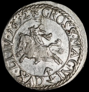 Sigismund III Vasa, 1612 penny, Vilnius - inverted D - beautiful and rare