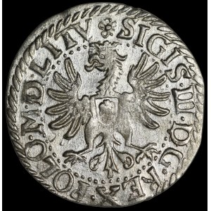 Zygmunt III Waza, Grosz 1612, Wilno - odwrócone D - piękny i rzadki
