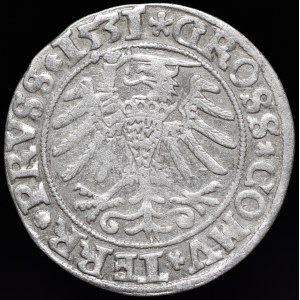 Zygmunt I Stary, Grosz 1531, Toruń - z lewej - rzadszy