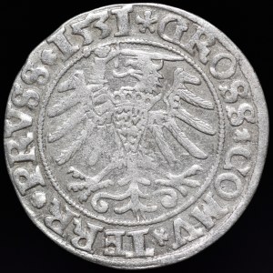 Sigismund I the Old, Grosz 1531, Torun - left - rarer