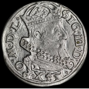 Zygmunt III Waza, Grosz 1626, Wilno - Pogoń nie w tarczy