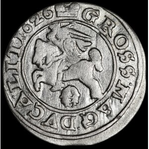 Zygmunt III Waza, Grosz 1626, Wilno - Pogoń nie w tarczy