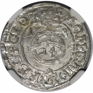 Zygmunt III Waza, Półtorak 1618, Bydgoszcz - Sas w tarczy ozdobnej, SIGIS