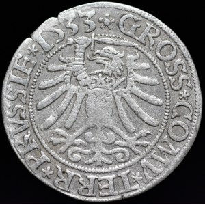 Zygmunt I Stary, Grosz 1533, Toruń - rzadszy