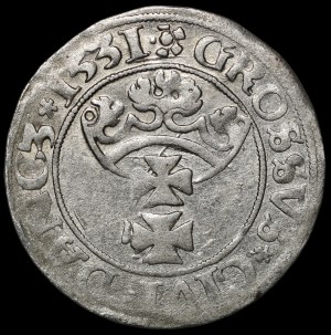Sigismund I the Old, Grosz 1531, Gdańsk - PRV