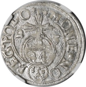 Sigismund III Vasa, Half-track 1623, Bydgoszcz - large crown - stars - exquisite