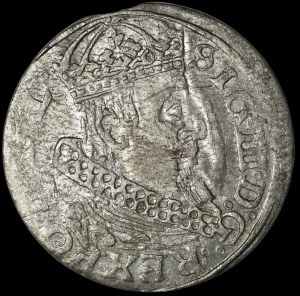 Sigismund III Vasa, 1627 penny, Vilnius