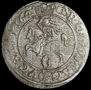Sigismund III Vasa, 1627 penny, Vilnius