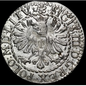 Zygmunt III Waza, Grosz 1610, Wilno - wyśmienity