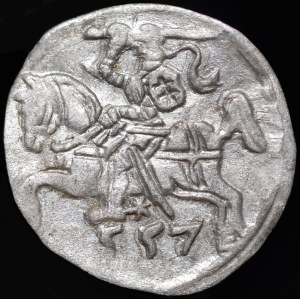 Zygmunt II August, Denar 1557, Wilno