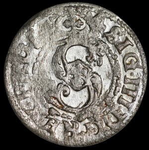 Sigismund III Vasa, 1620 shellac, Riga - fox left - 6ZO - rare