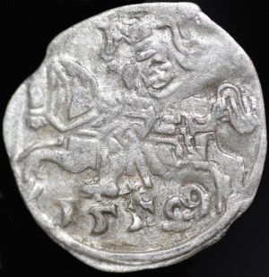 Sigismund II Augustus, Denarius 1559, Vilnius - curiosity