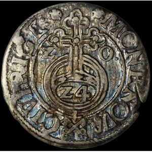 Zygmunt III Waza, Półtorak 1620, Ryga - Klucze dzielą napis