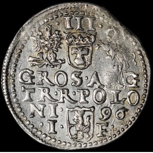 Zygmunt III Waza, Trojak 1596, Olkusz