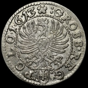 Sigismund III Vasa, Grosz 1613, Cracow, Poland.