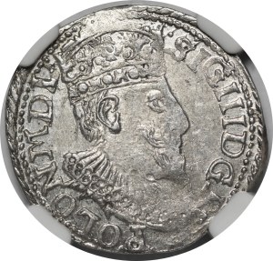 Sigismund III Vasa, Troy 1598, Olkusz - Portrait from 1596