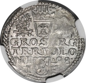 Sigismund III Vasa, Troy 1598, Olkusz - Portrait from 1596