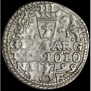 Zygmunt III Waza, Trojak 1599, Olkusz - G-R POLO