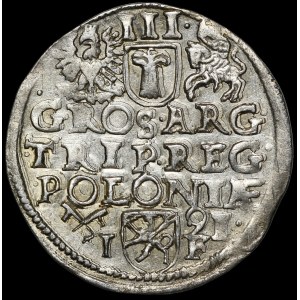 Zygmunt III Waza, Trojak 1591, Poznań - korona z liliami, SIG III