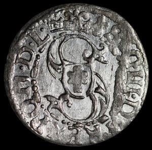 Sigismund III Vasa, 1618 Shelly, Riga - large crown