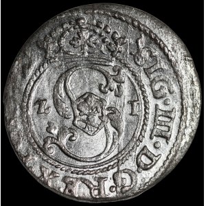 Zygmunt III Waza, Szeląg 1621, Ryga - POL D L