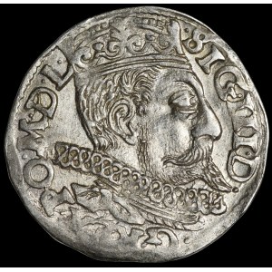 Zygmunt III Waza, Trojak 1598, Poznań - P z lewej