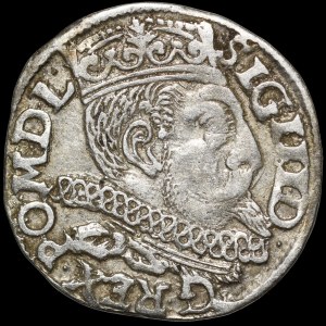 Sigismund III Vasa, Trojak 1598, Poznań - P from the left